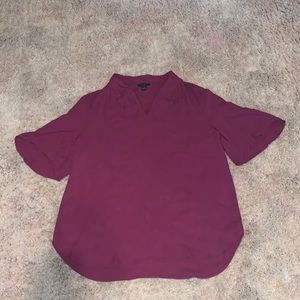 Burgundy Ann Taylor Top